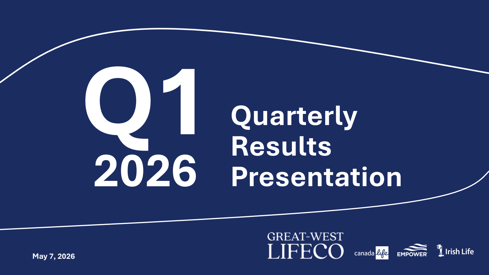 Great-West Lifeco's Q1 2026 Slide Deck