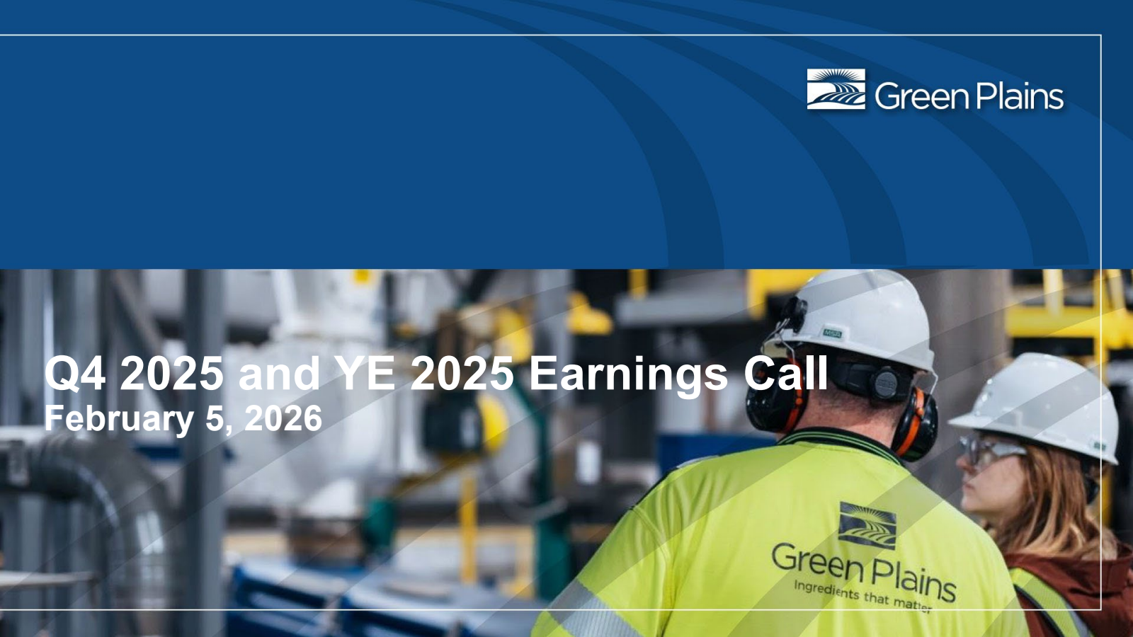 Green Plains' Q4 2025 Slide Deck