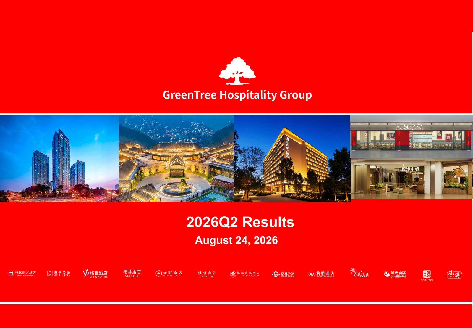GreenTree Hospitality Group's Q2 2026 Slide Deck