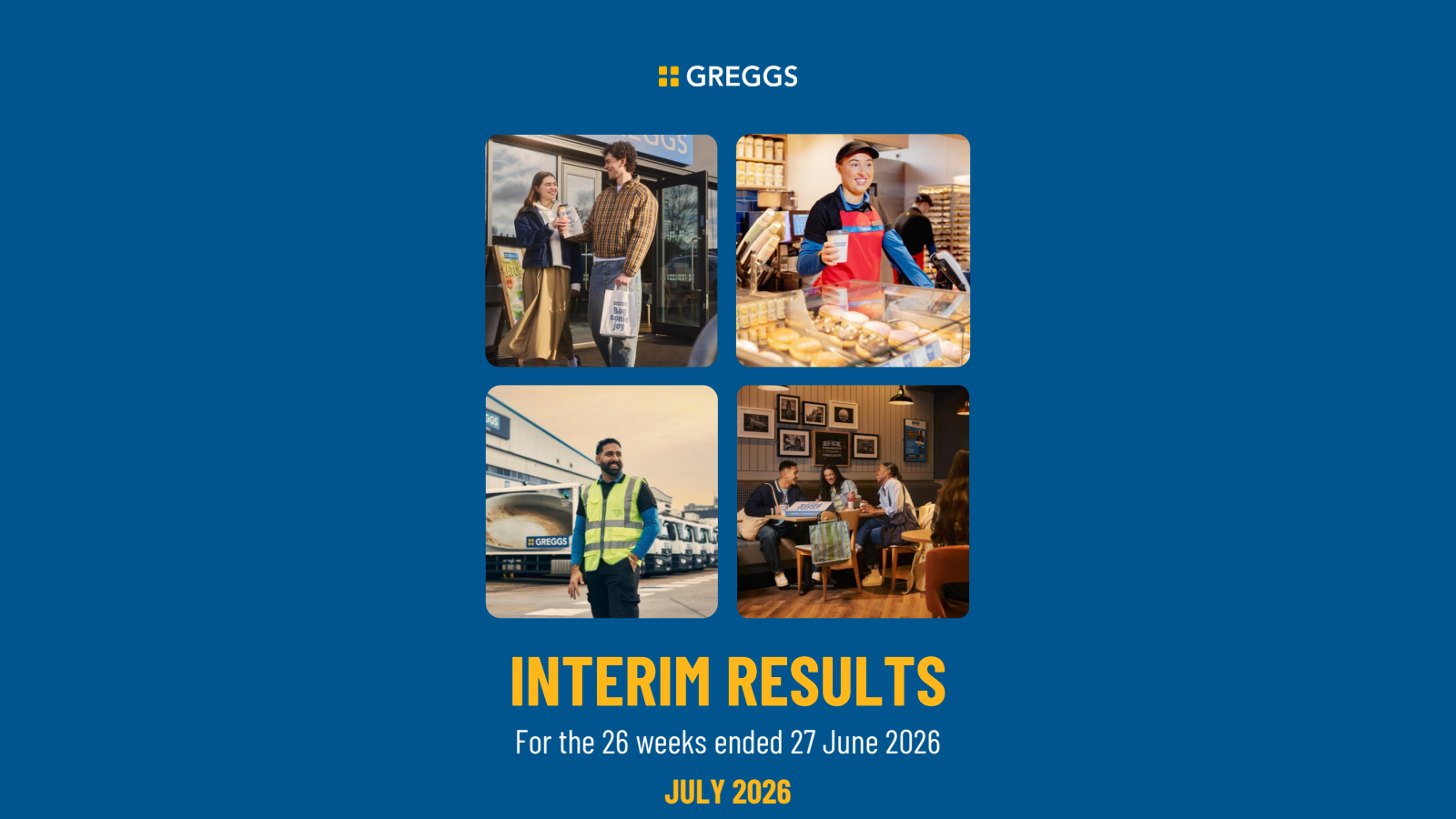 Greggs' H1 2026 Slide Deck