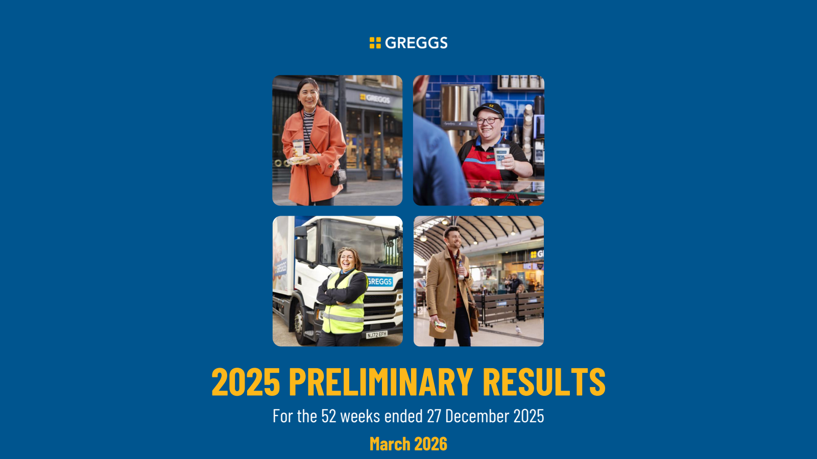 Greggs' H2 2025 Slide Deck