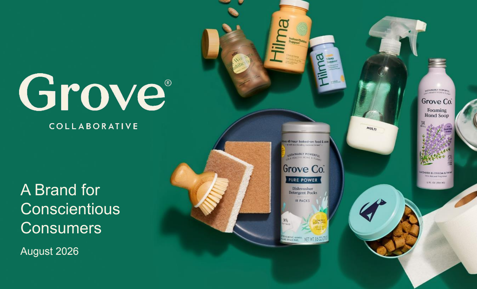 Grove Collaborative's Q2 2026 Slide Deck