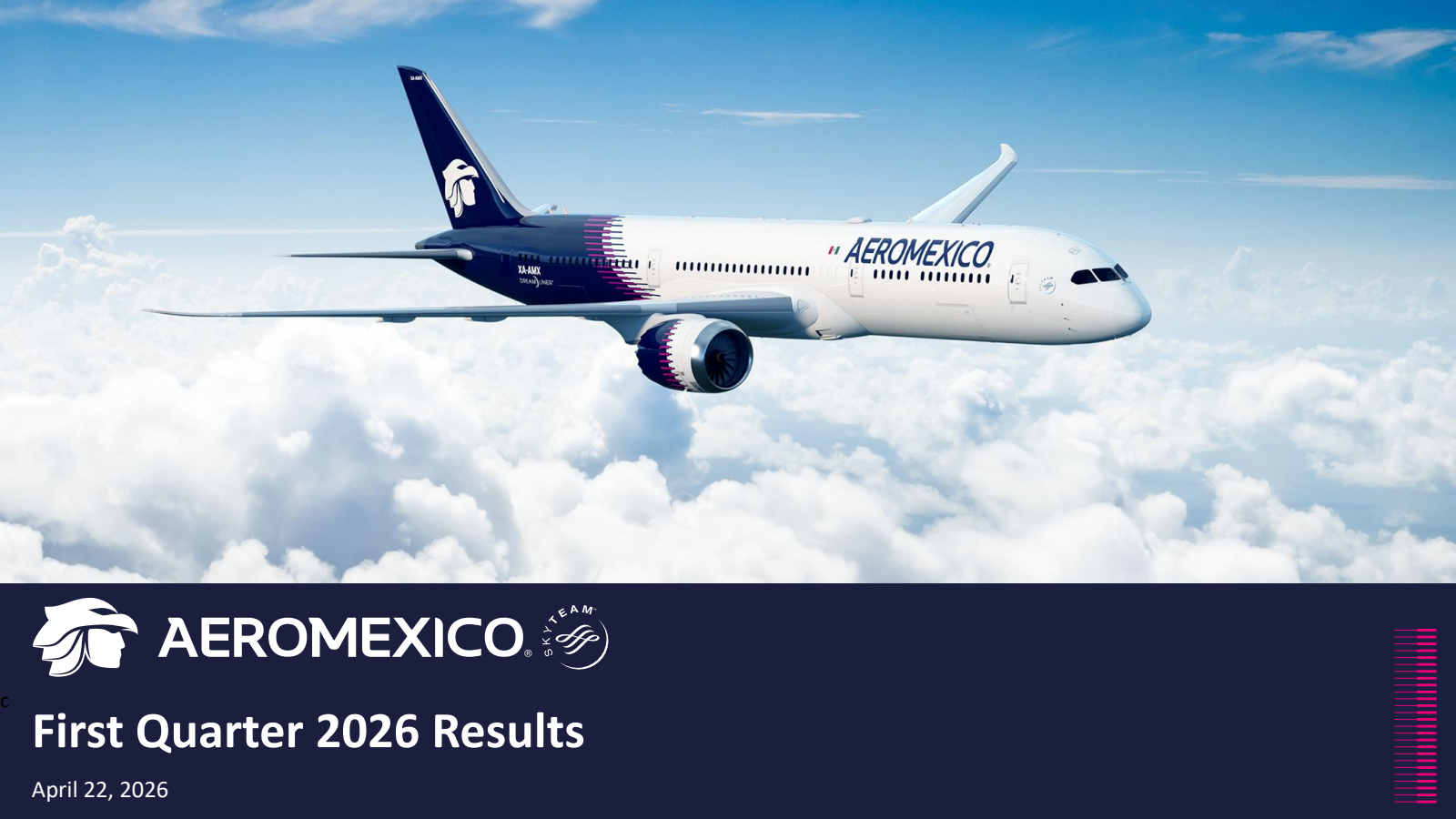 Grupo Aeromexico's Q1 2026 Slide Deck
