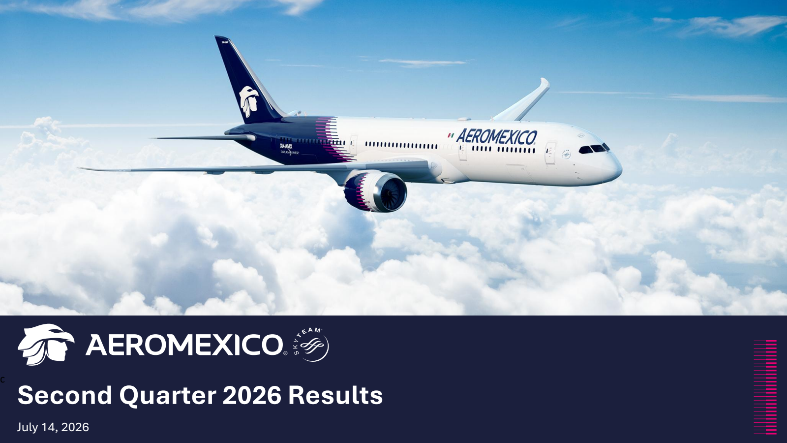 Grupo Aeromexico's Q2 2026 Slide Deck