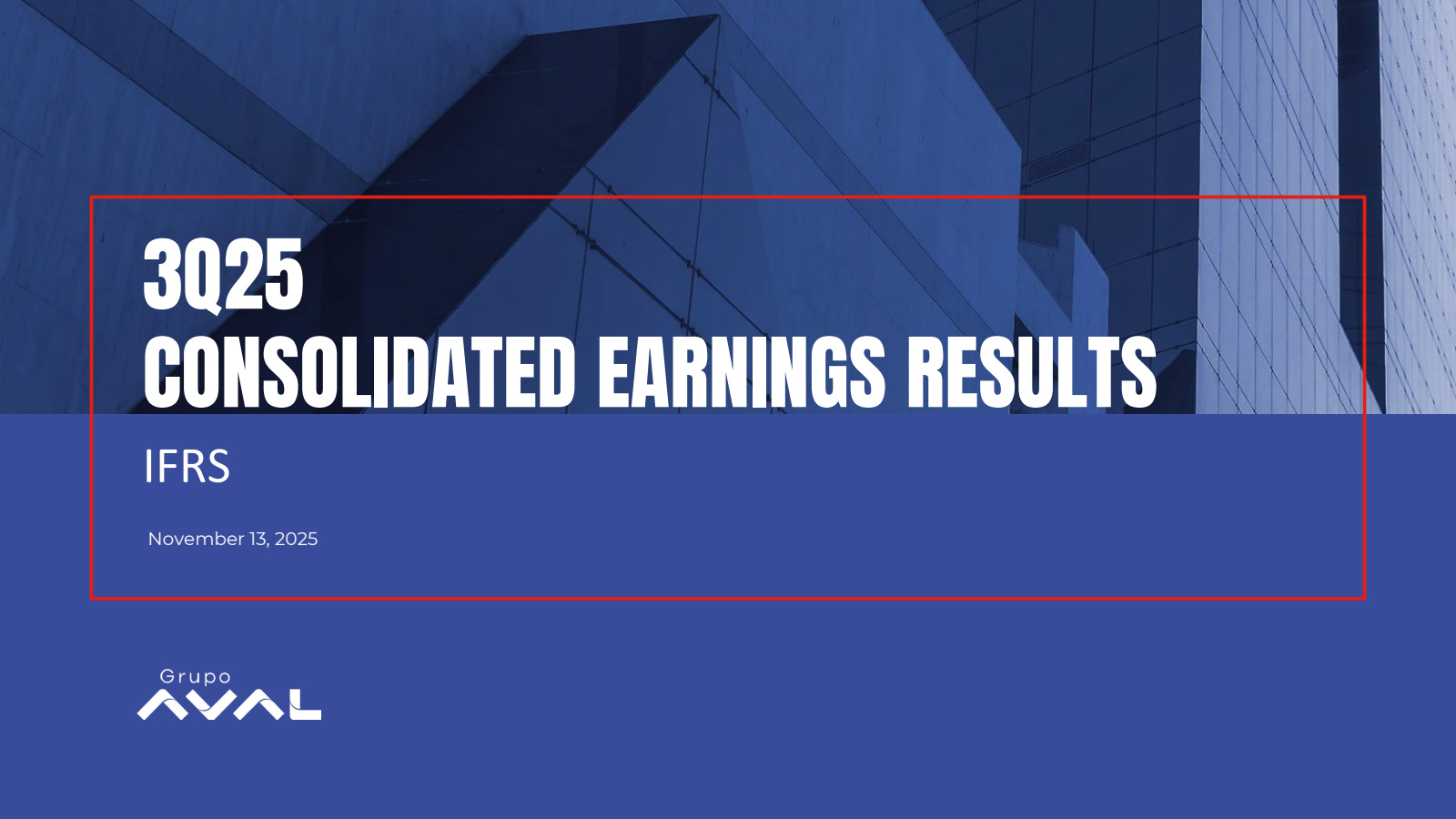 Grupo Aval Acciones y Valores' Q3 2025 Slide Deck