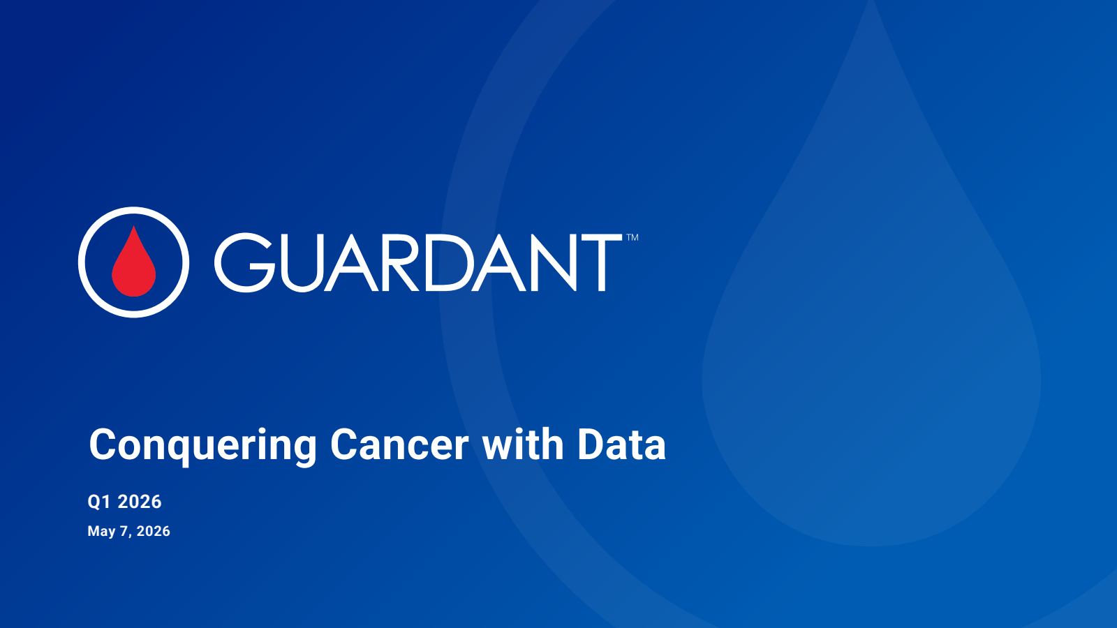 Guardant Health's Q1 2026 Slide Deck