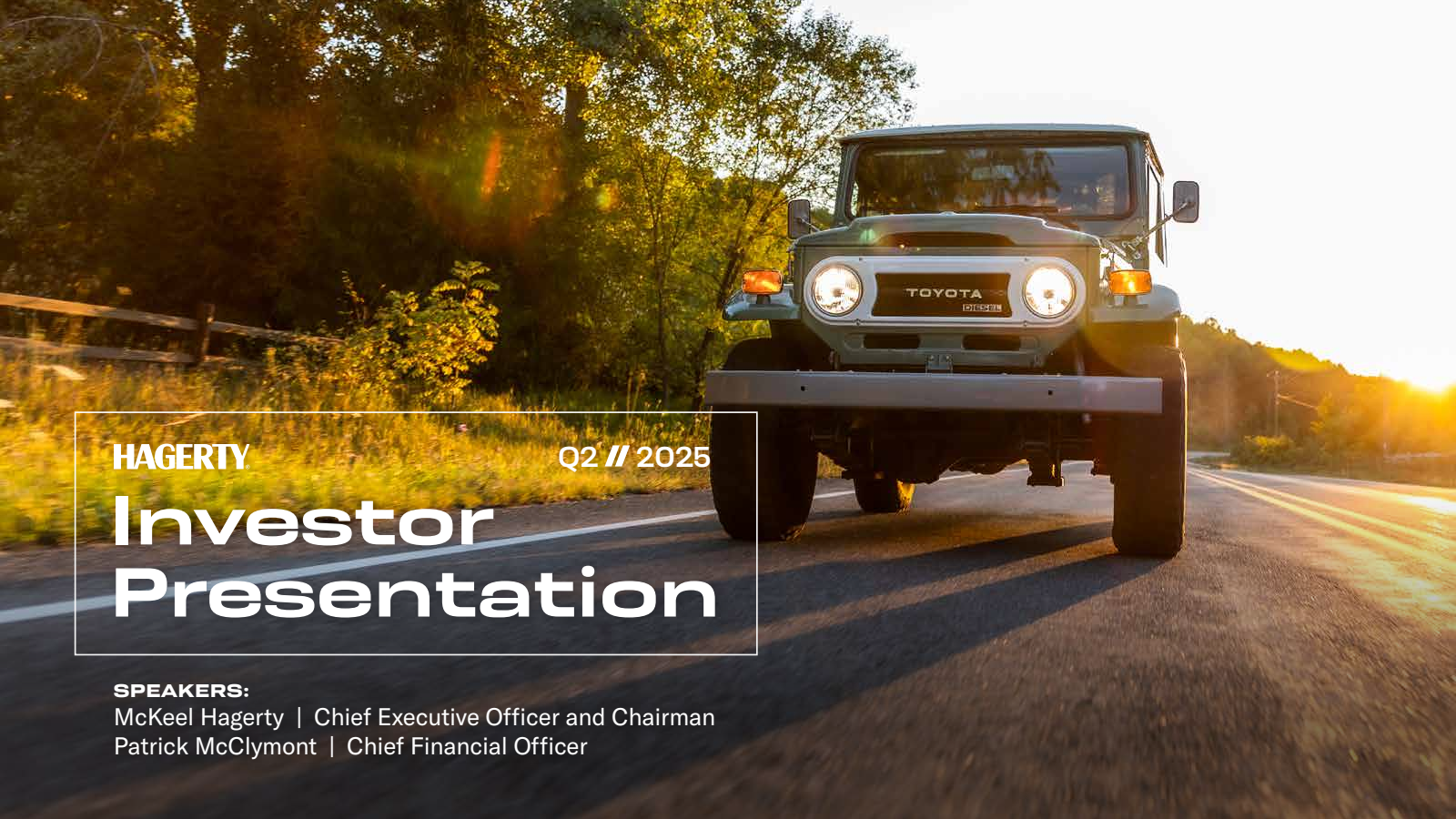 Hagerty's Q2 2025 Slide Deck