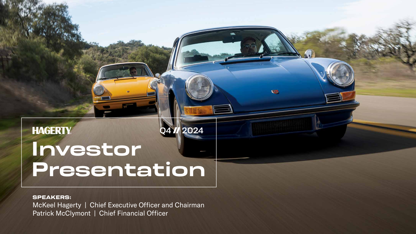Hagerty's Q4 2024 Slide Deck