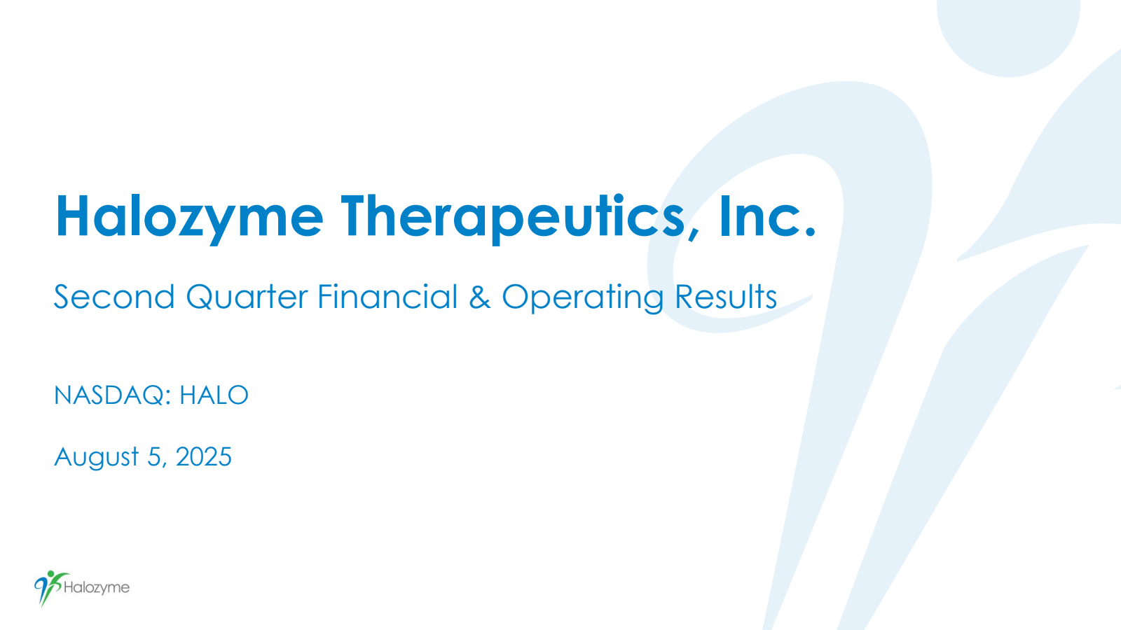 Halozyme Therapeutics' Q2 2025 Slide Deck