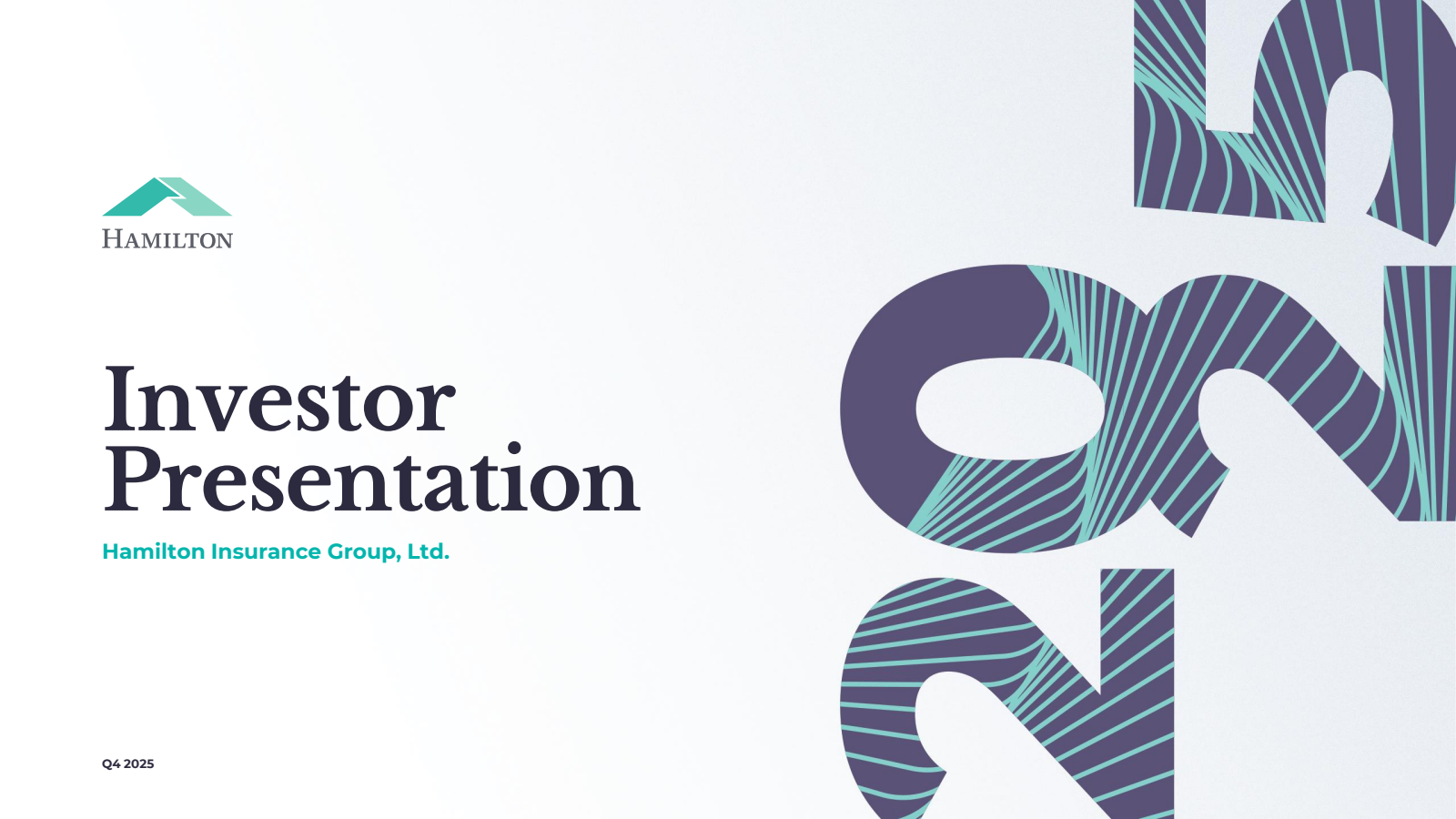 Hamilton Insurance Group's Q4 2025 Slide Deck