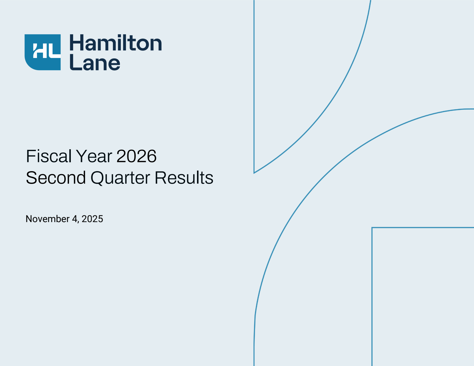 Hamilton Lane's Q2 2026 Slide Deck