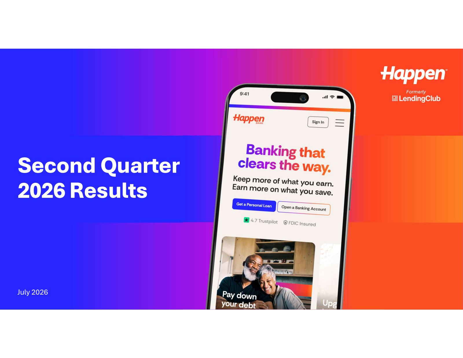 LendingClub's Q2 2026 Slide Deck