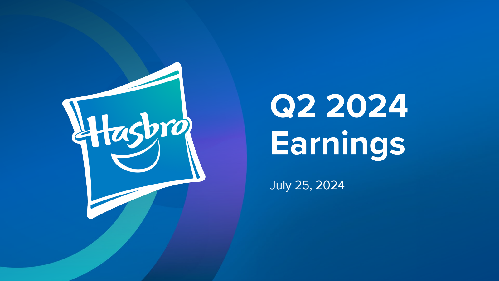 Hasbro's Q2 2024 Slide Deck