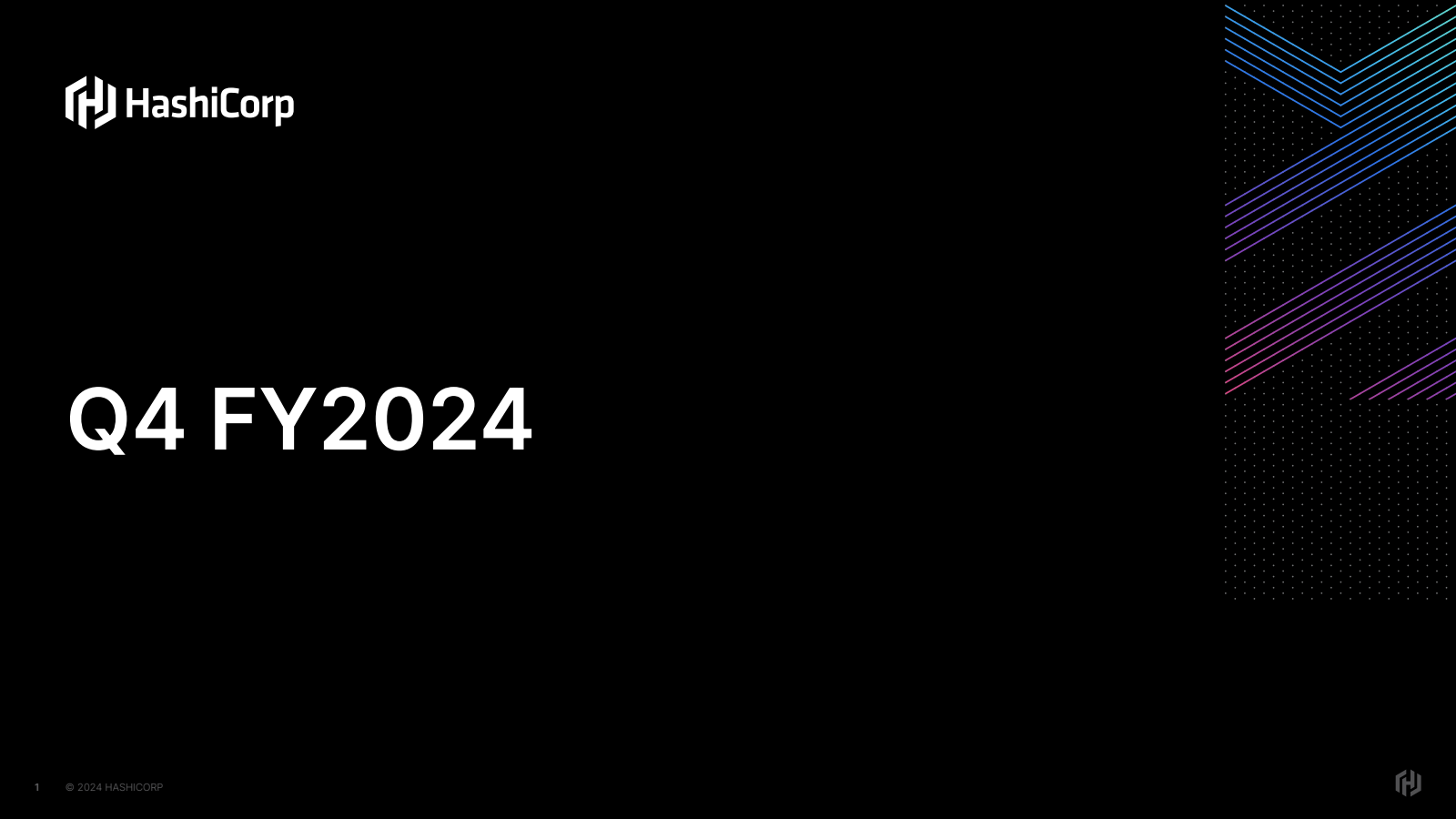 HashiCorp's Q4 2024 Slide Deck