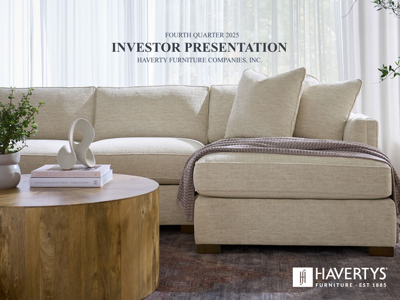 Haverty Furniture Companies' Q4 2025 Slide Deck