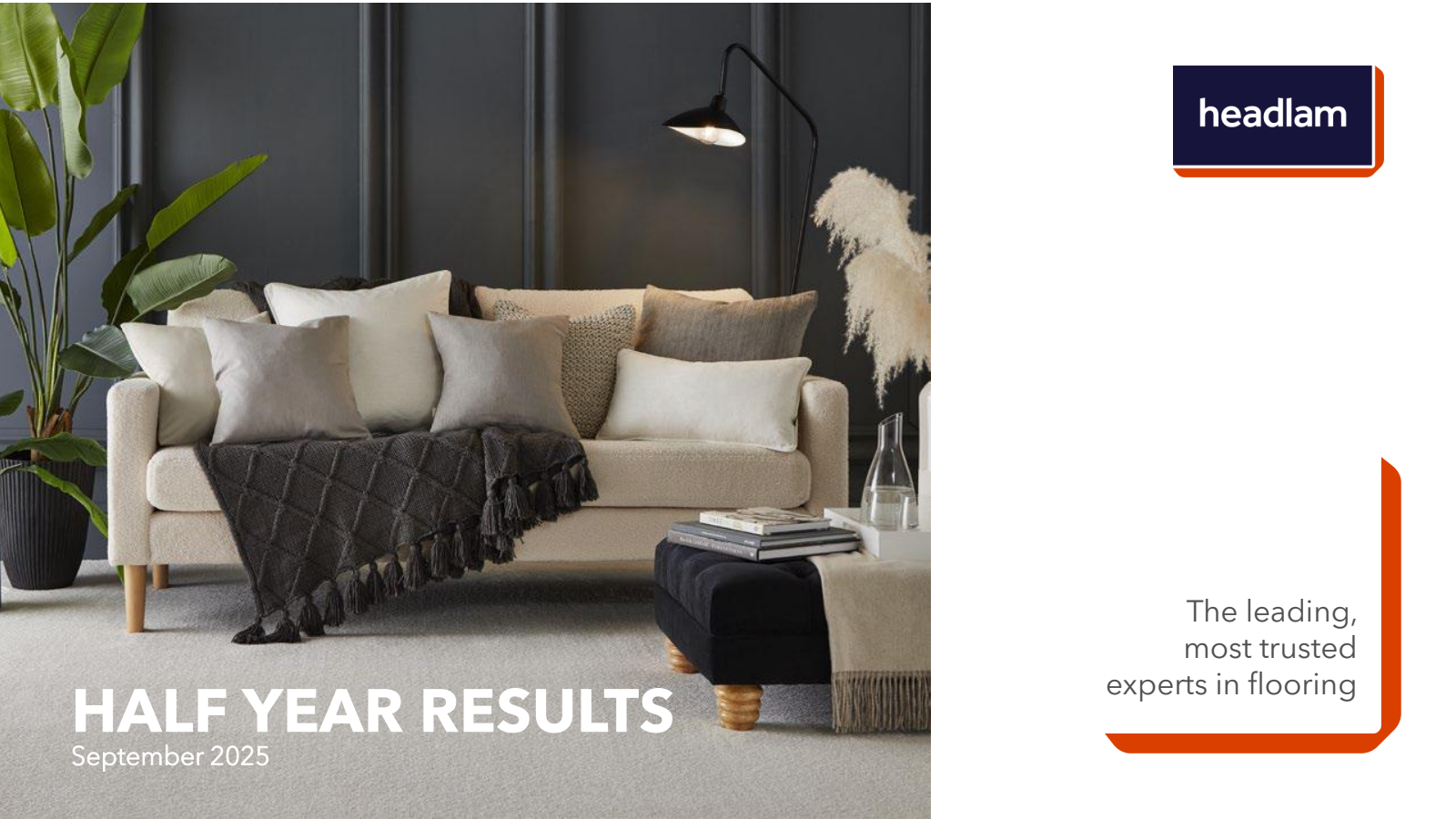 Headlam Group's H1 2025 Slide Deck