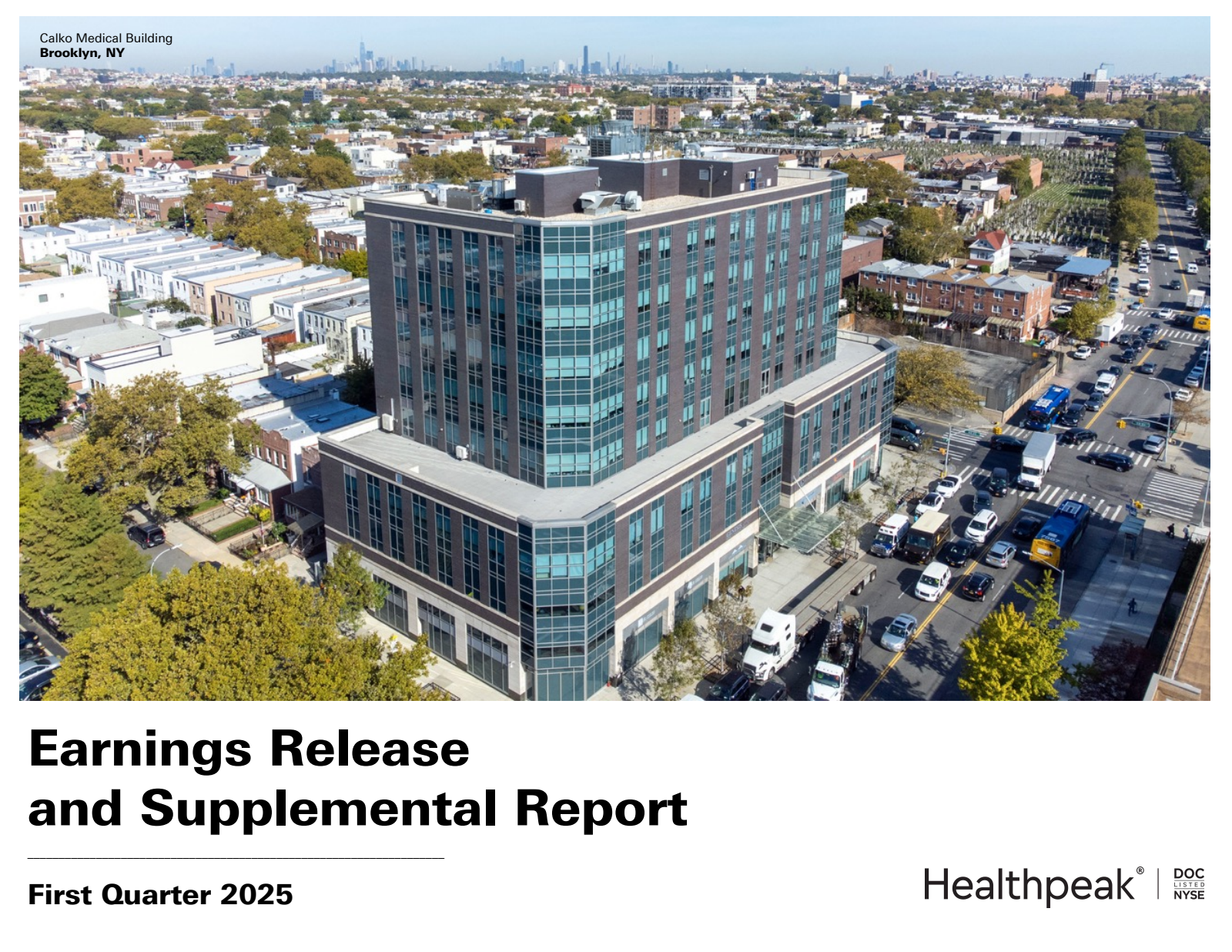 Healthpeak Properties' Q1 2025 Slide Deck
