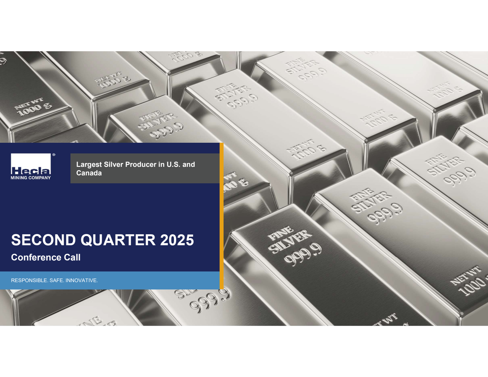Hecla Mining's Q2 2025 Slide Deck