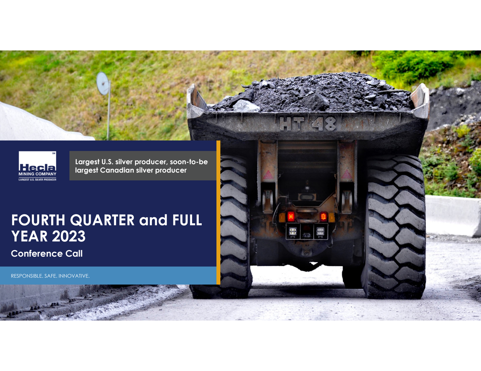Hecla Mining's Q4 2023 Slide Deck