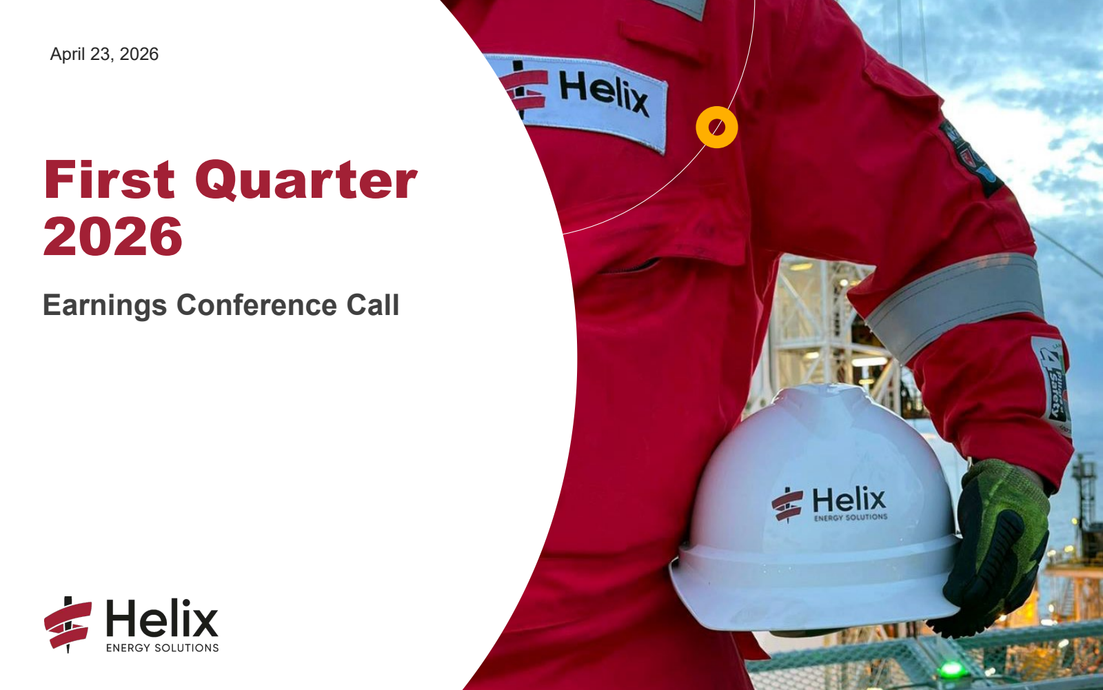 Helix Energy Solutions Group's Q1 2026 & Acquisition Slide Deck