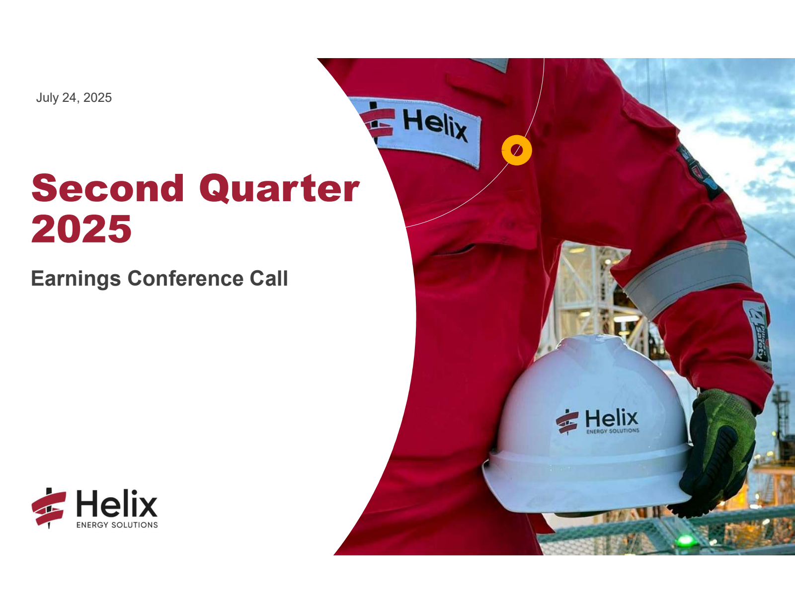 Helix Energy Solutions Group's Q2 2025 Slide Deck