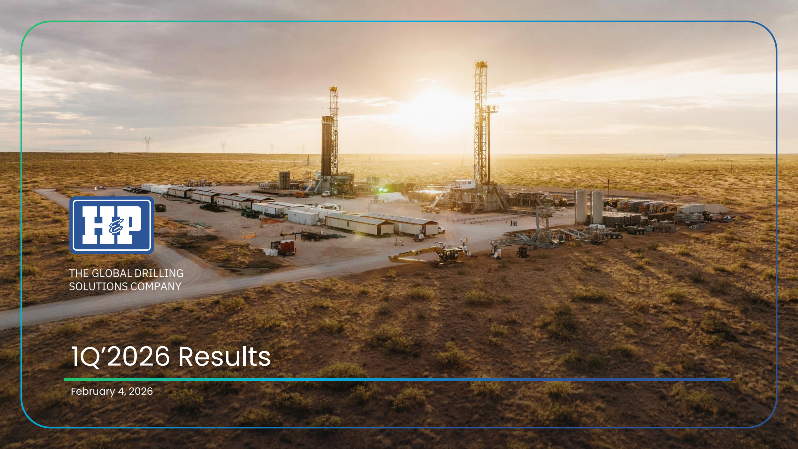 Helmerich & Payne's Q1 2026 Slide Deck