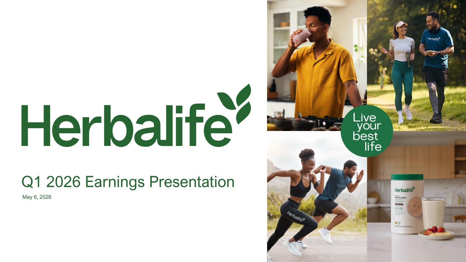 Herbalife's Q1 2026 Slide Deck