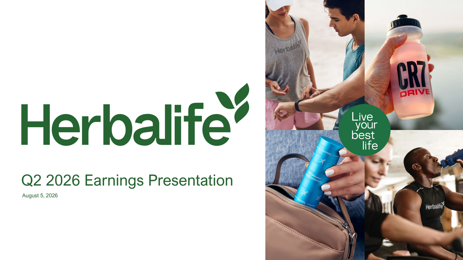 Herbalife's Q2 2026 Slide Deck