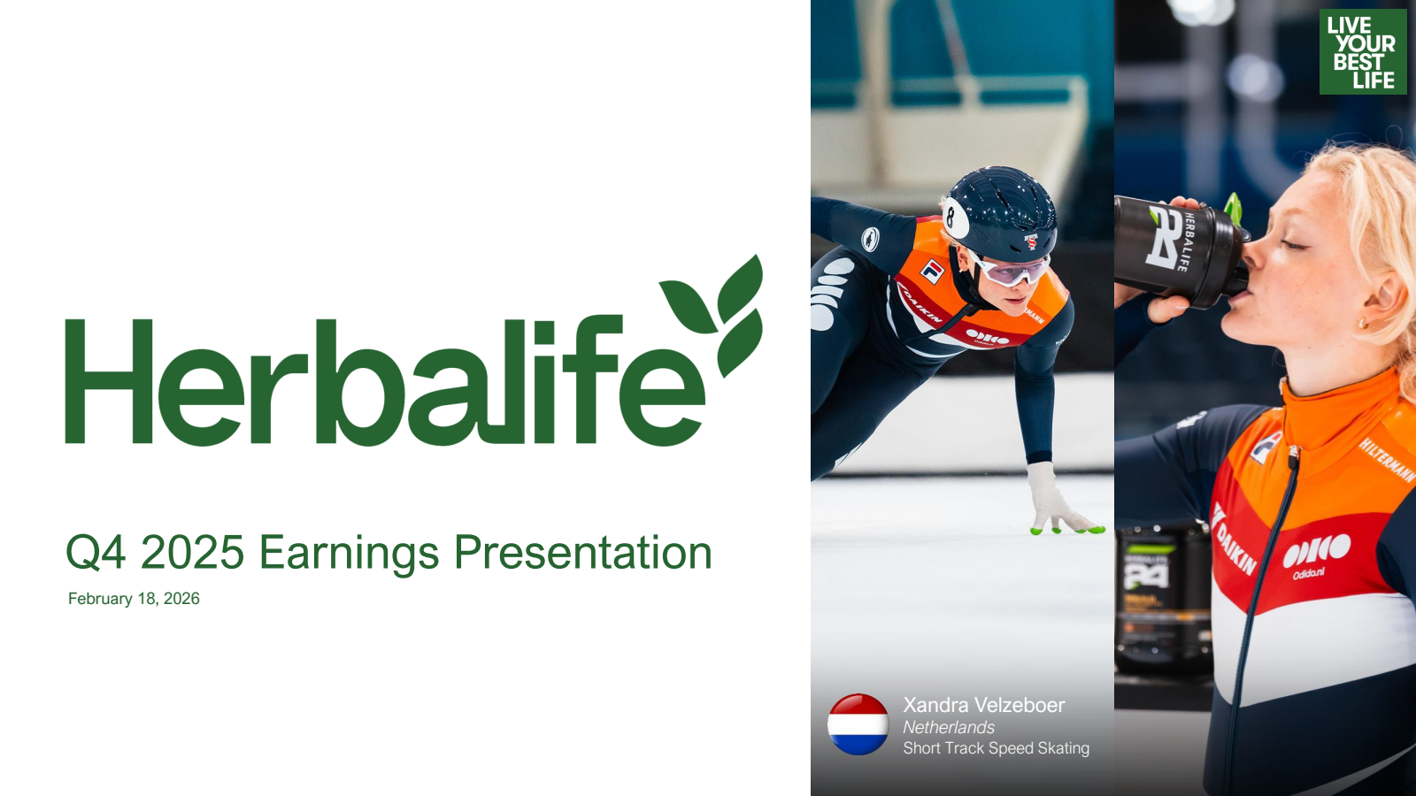 Herbalife's Q4 2025 Slide Deck