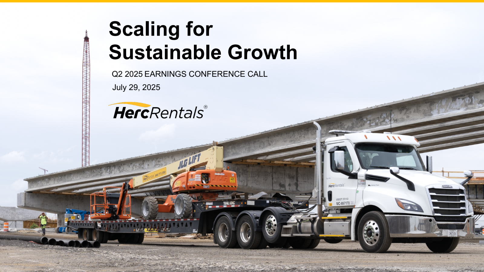 Herc's Q2 2025 Slide Deck