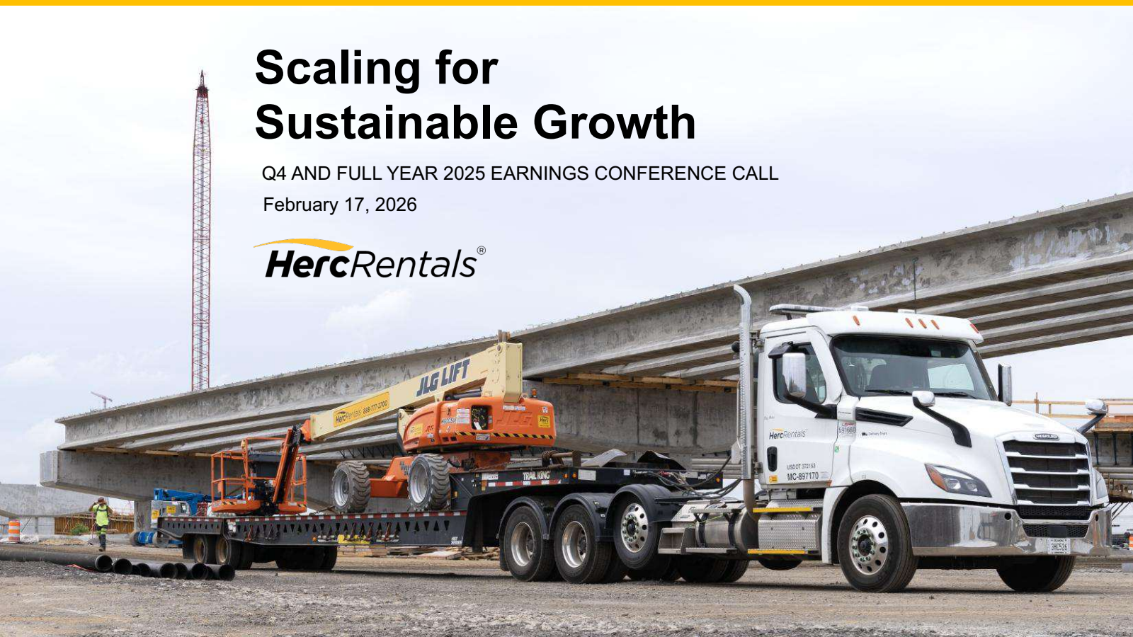 Herc's Q4 2025 Slide Deck