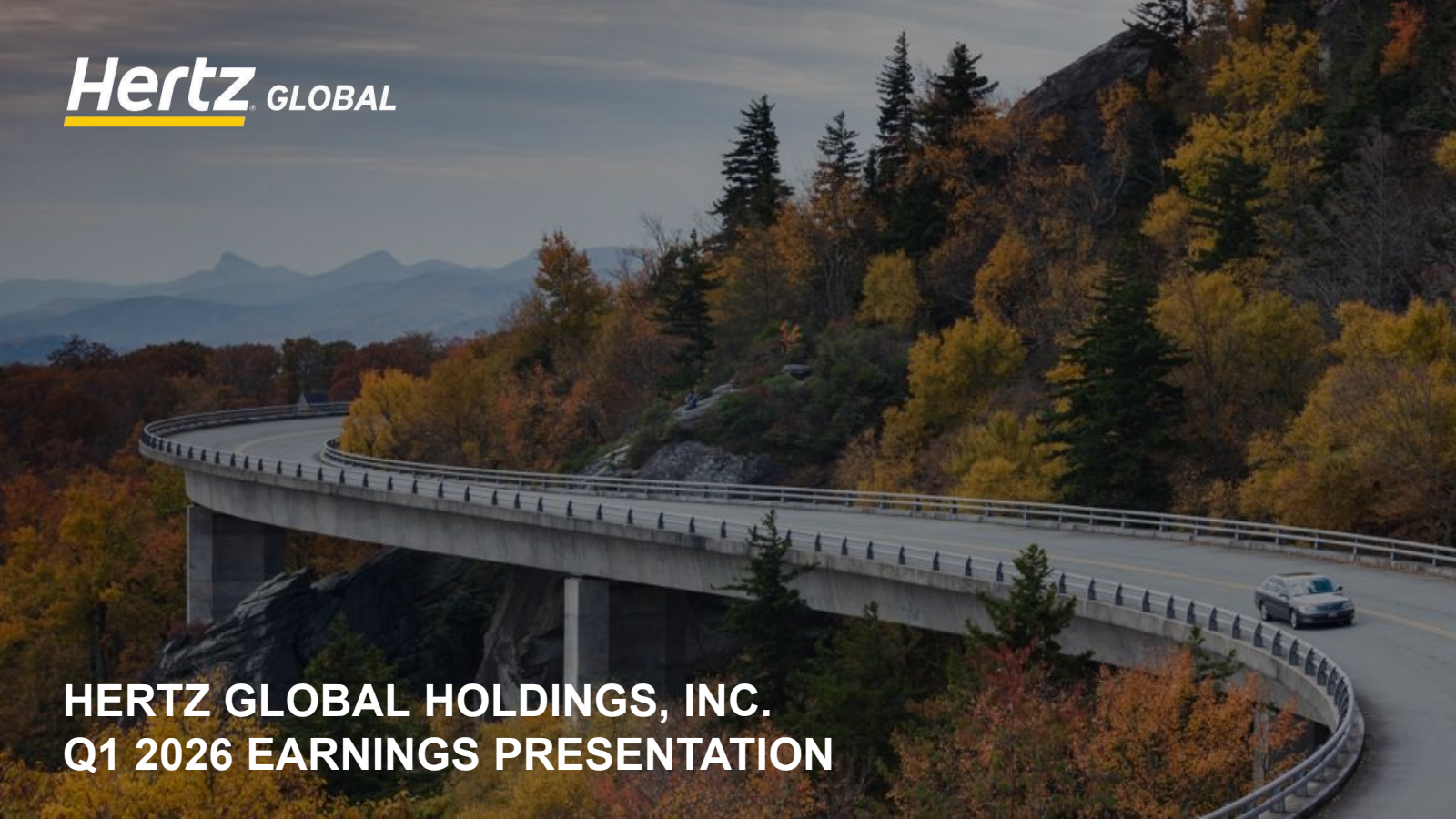 Hertz Global's Q1 2026 Slide Deck