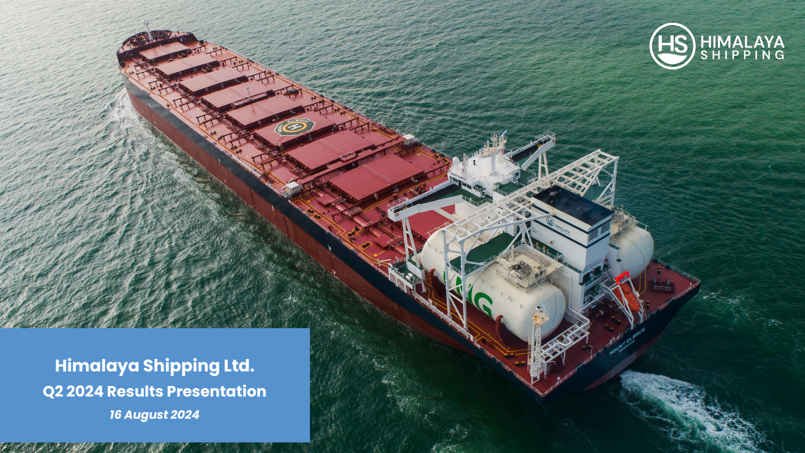 Himalaya Shipping's Q2 2024 Slide Deck