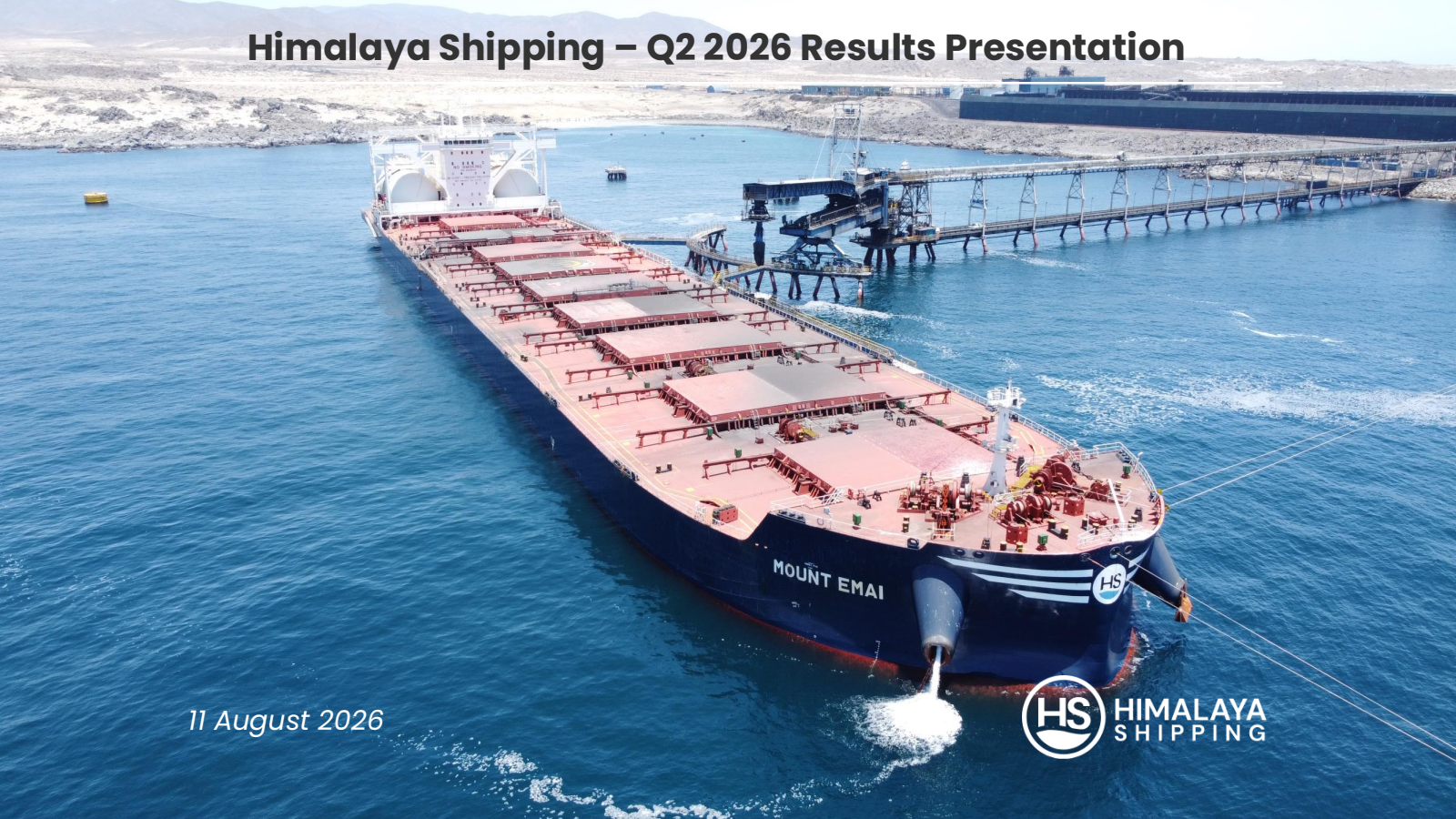 Himalaya Shipping's Q2 2026 Slide Deck