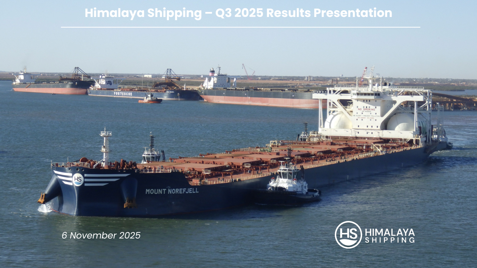 Himalaya Shipping's Q3 2025 Slide Deck
