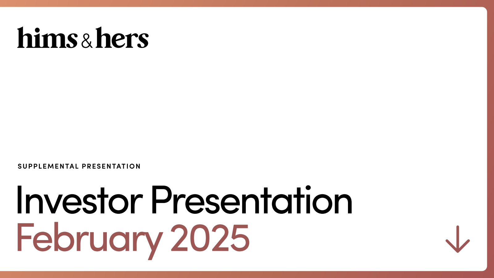 Hims & Hers Health (HIMS) Earnings Date and Reports 2025