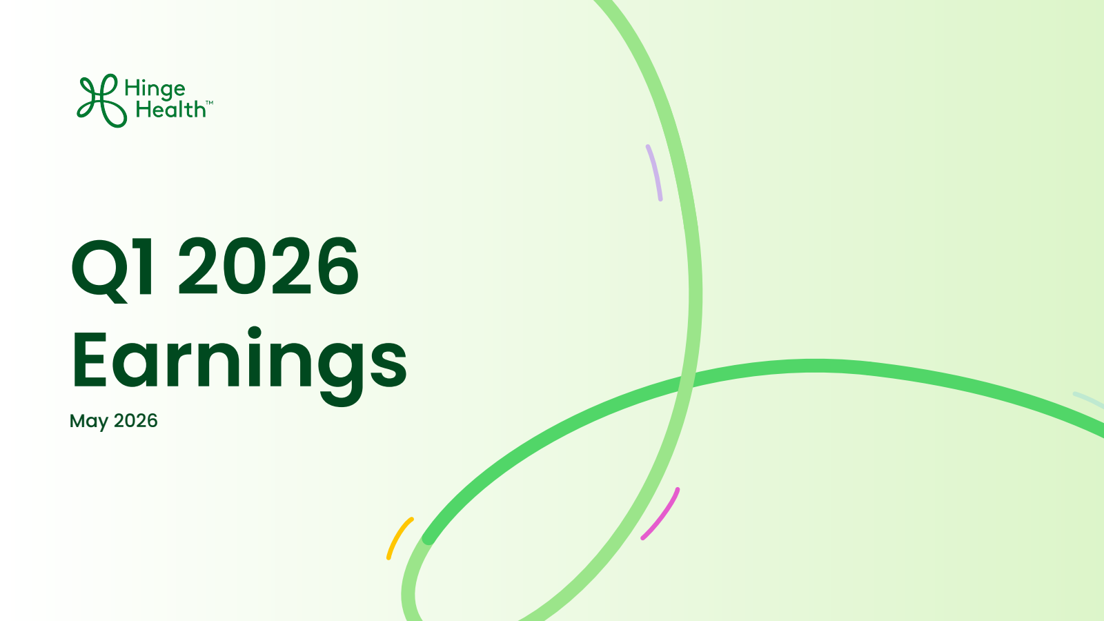 Hinge Health's Q1 2026 Slide Deck
