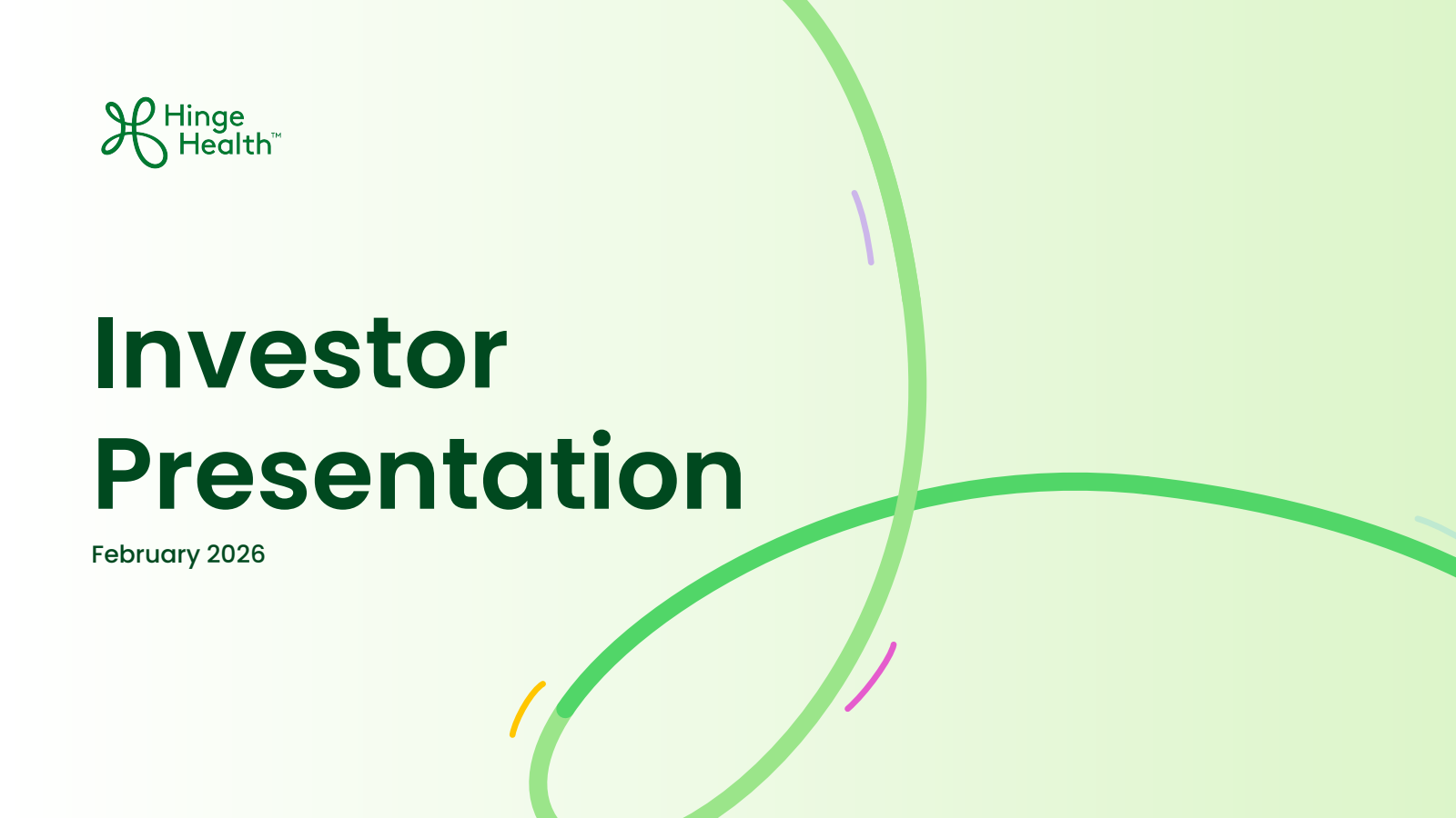 Hinge Health's Q4 2025 Slide Deck