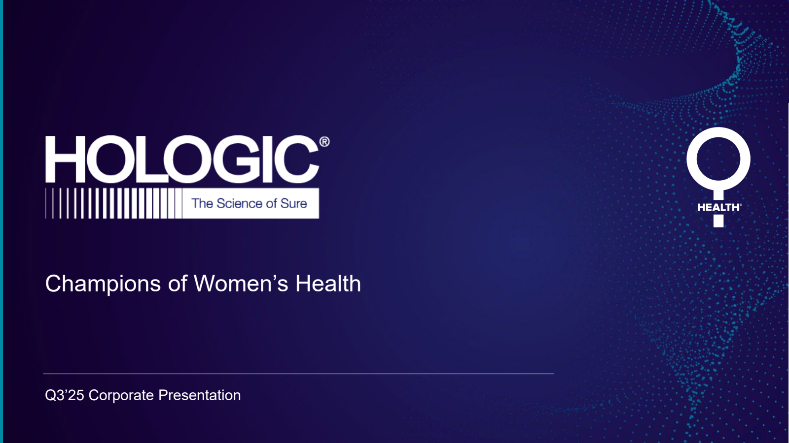 Hologic's Q3 2025 Slide Deck