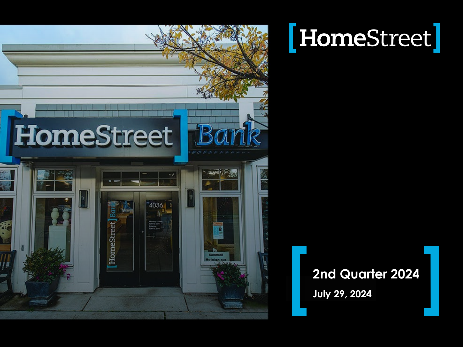 HomeStreet's Q2 2024 Slide Deck
