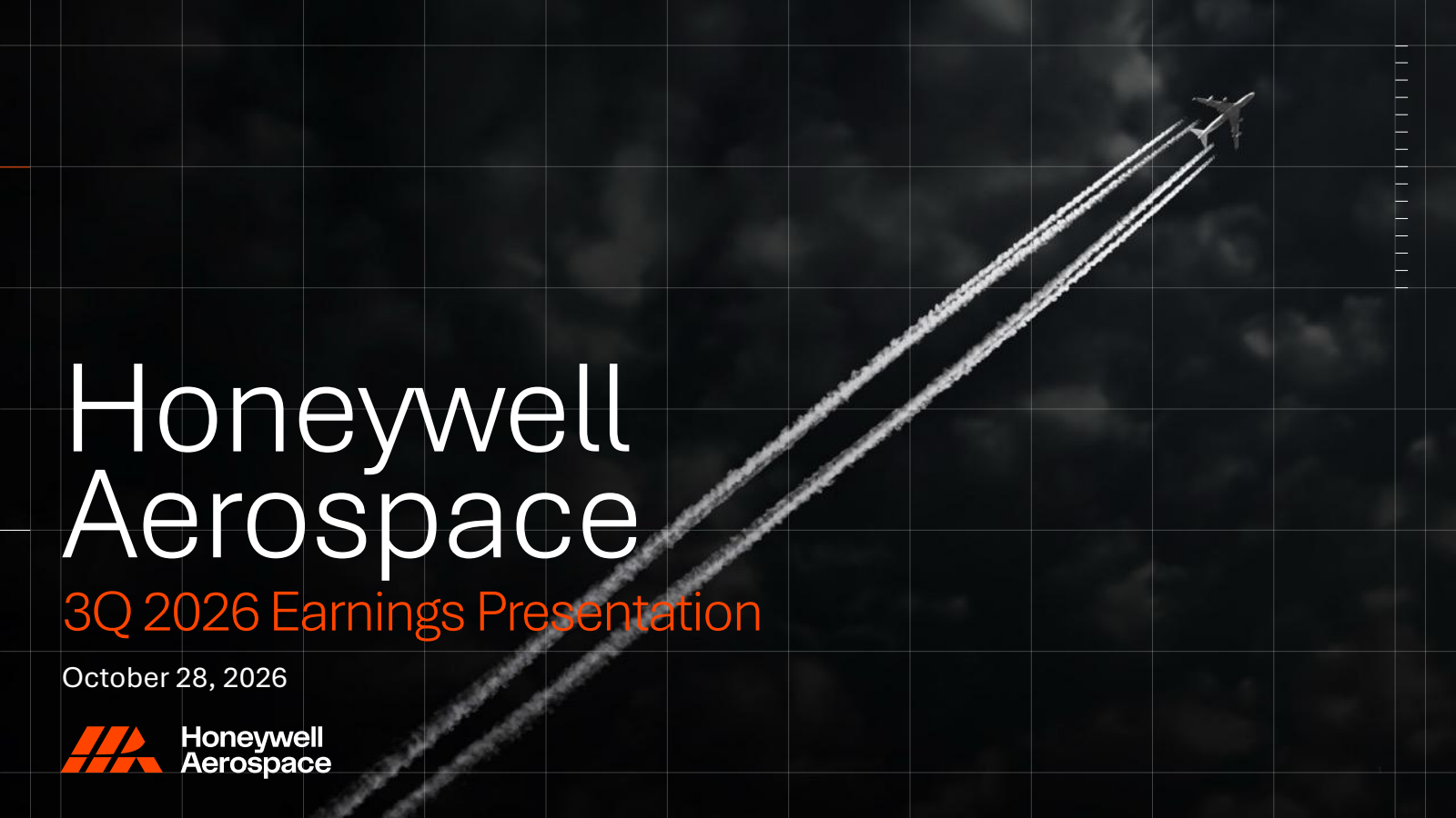Honeywell Aerospace's Q3 2026 Slide Deck