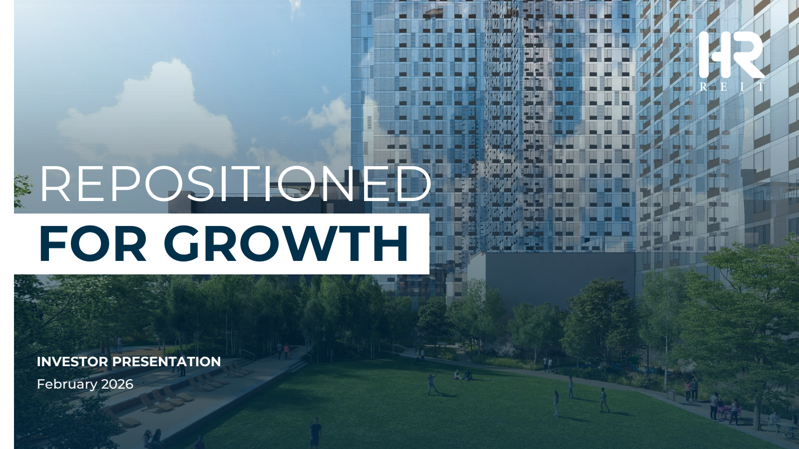 H&R Real Estate Investment Trust's Q4 2025 Slide Deck