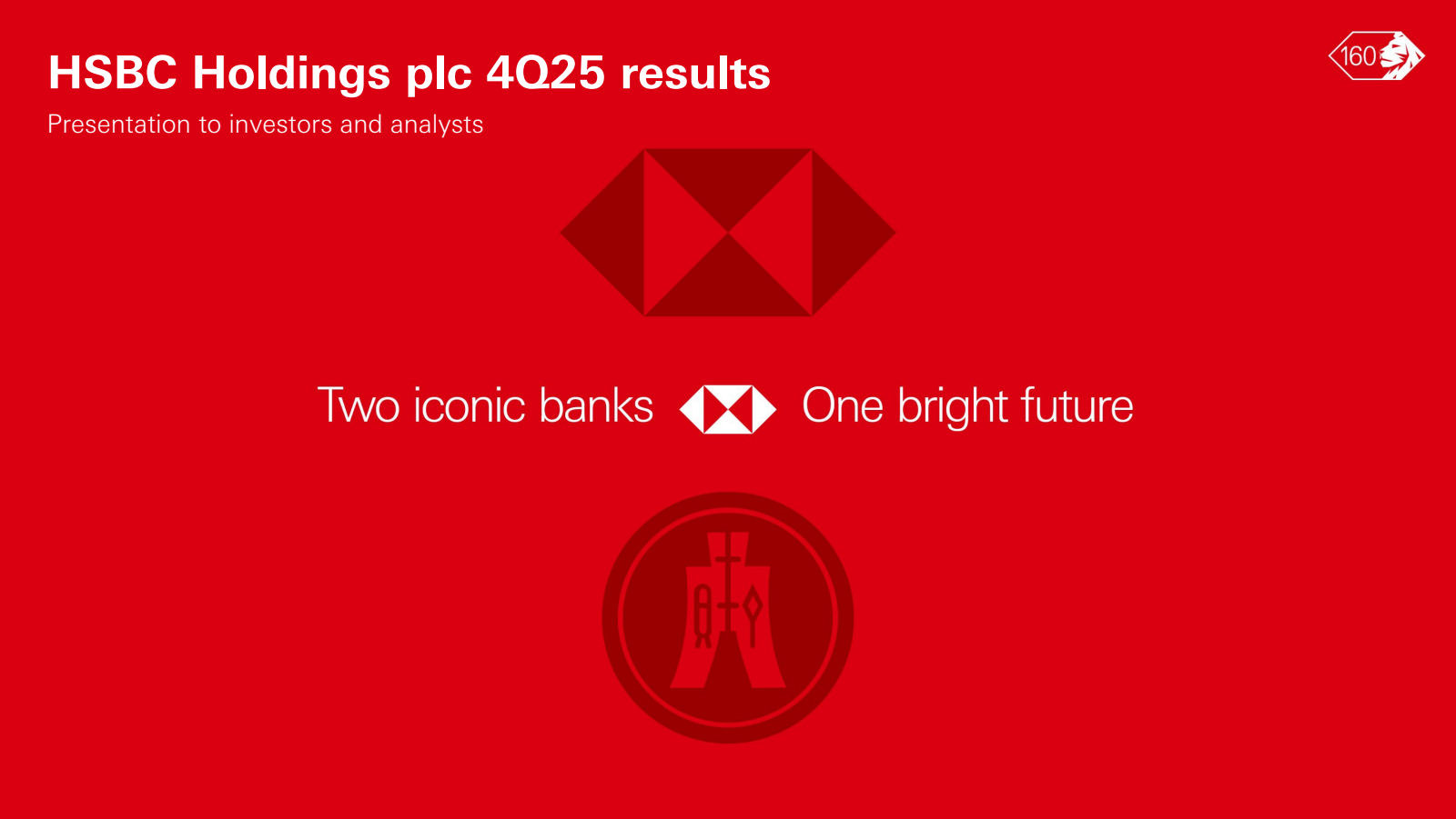 HSBC's Q4 2025 Slide Deck