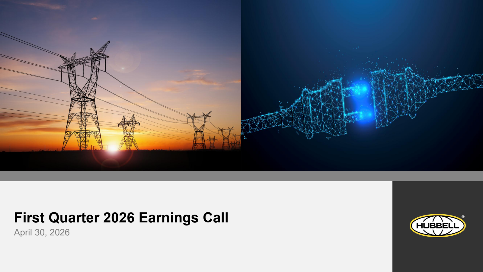 Hubbell's Q1 2026 Slide Deck