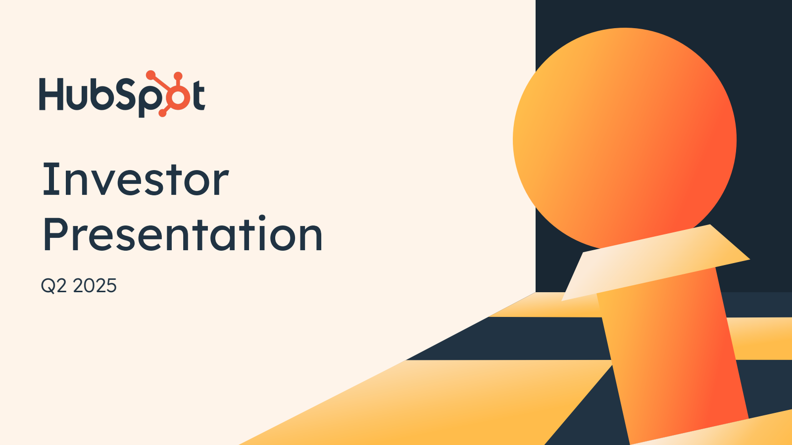 HubSpot's Q2 2025 Slide Deck