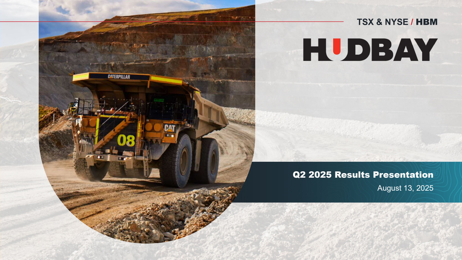 HudBay Minerals' Q2 2025 Slide Deck
