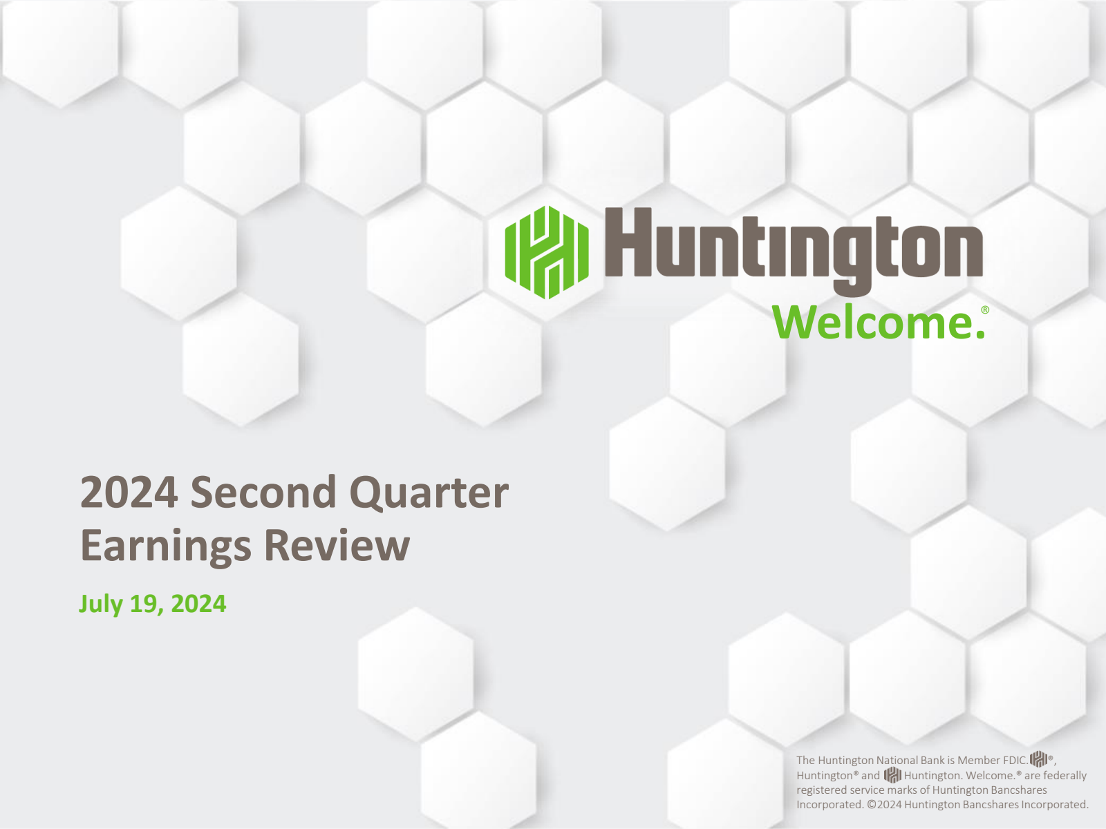 Huntington Bancshares' Q2 2024 Slide Deck