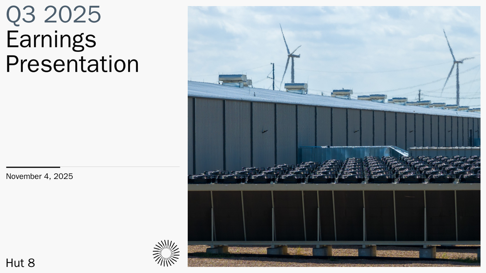 HUT Q3 2025 Earnings Report on 11/4/2025