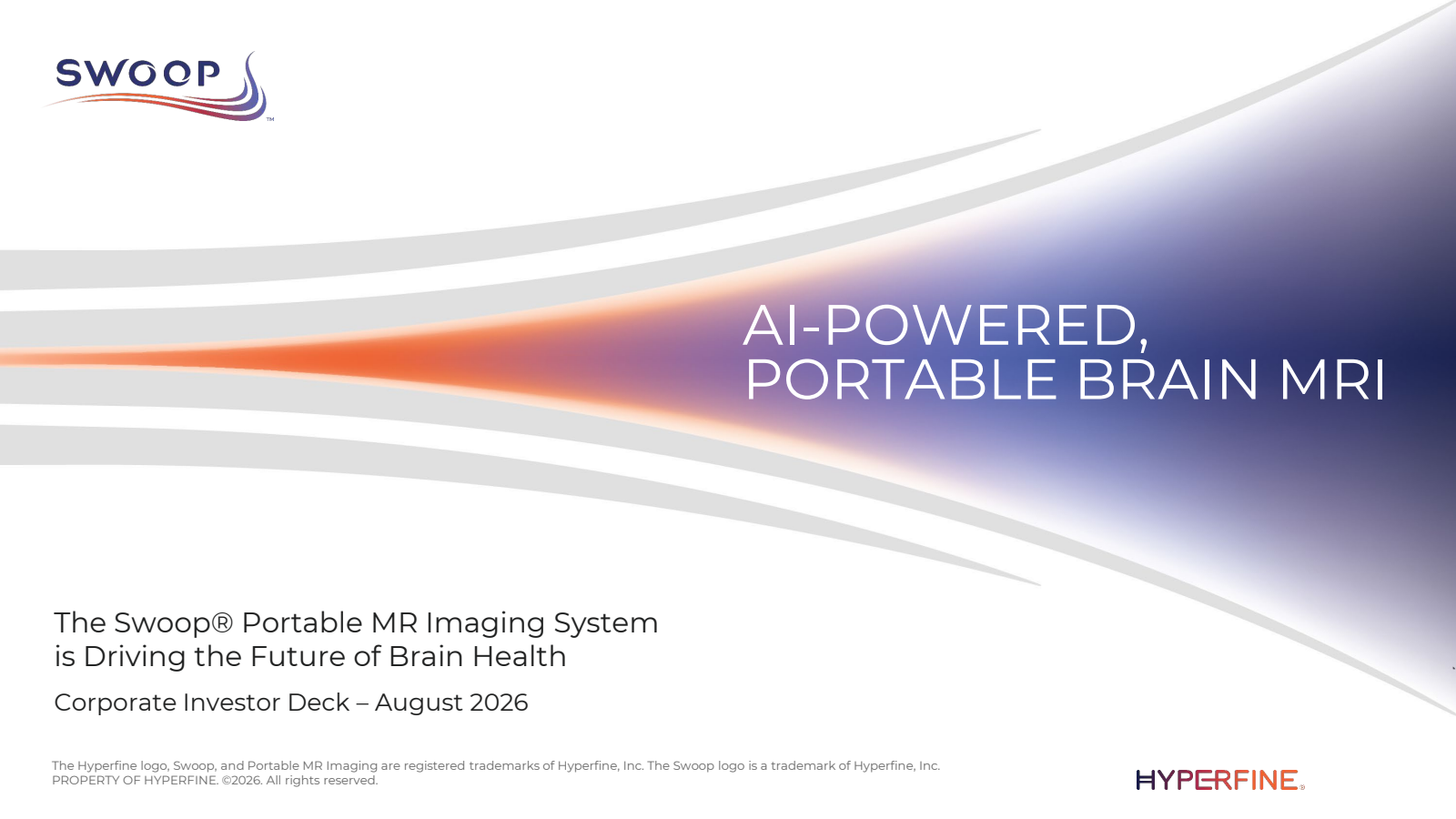 Hyperfine's Q2 2026 Slide Deck