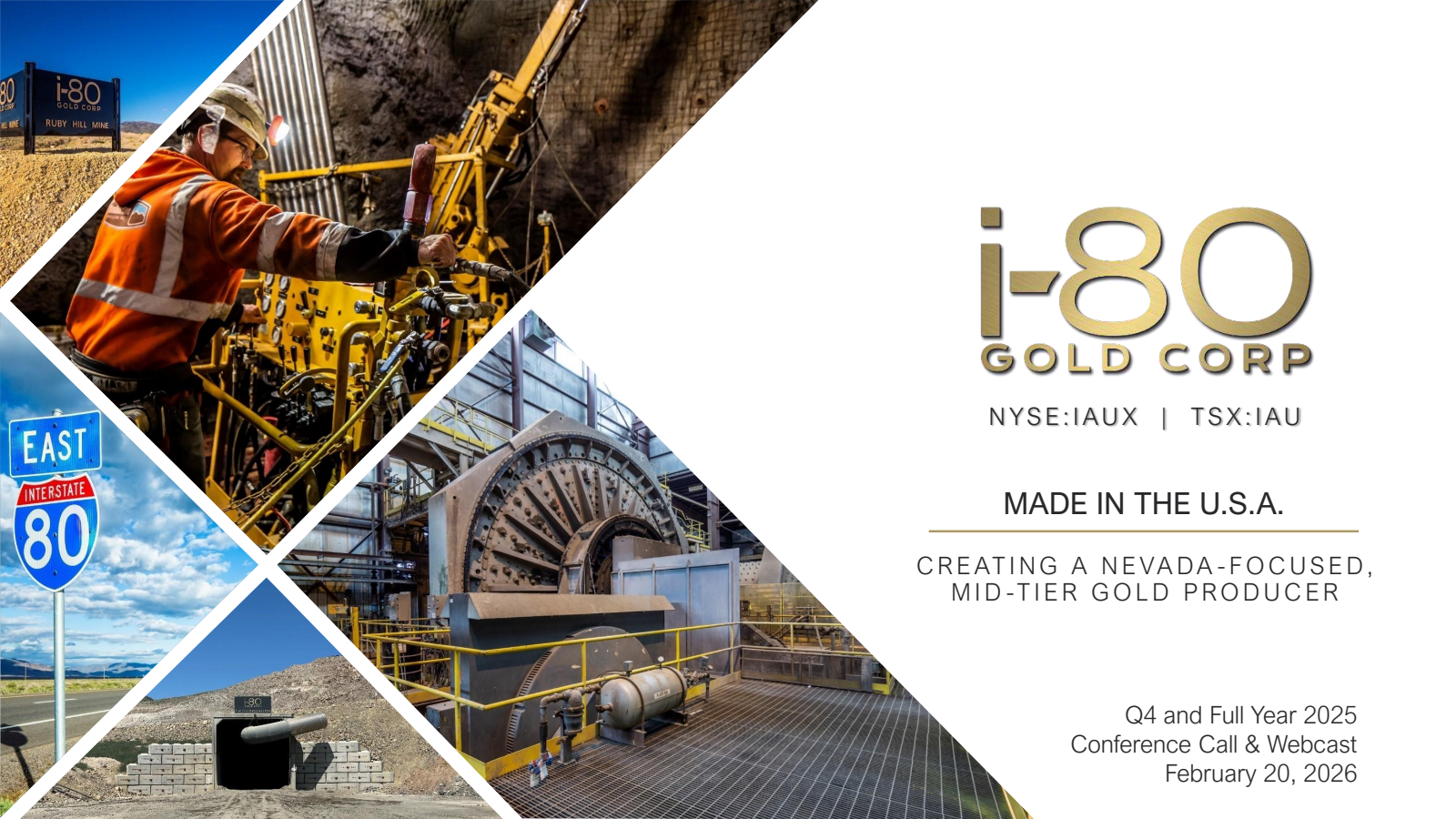 i-80 Gold's Q4 2025 Slide Deck